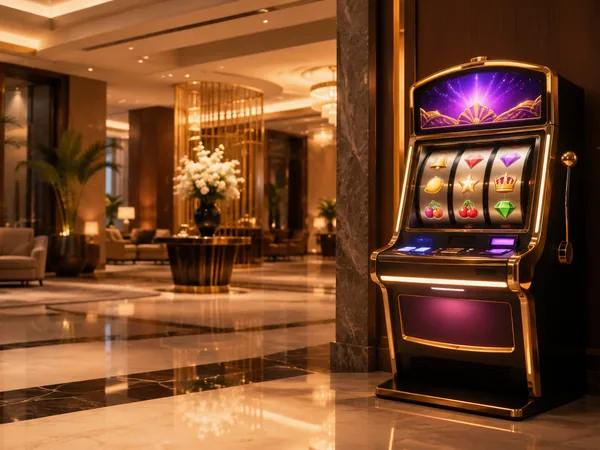 Decorative image of slot machine—not the actual game screen of Zuma Dragon